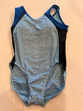 Ivivva Light Blue and Black Dance/Gymnastics Leotard